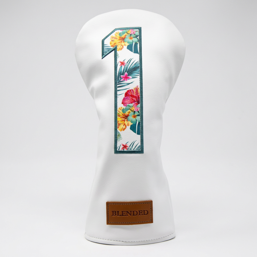 Floral Golf Driver Head Cover